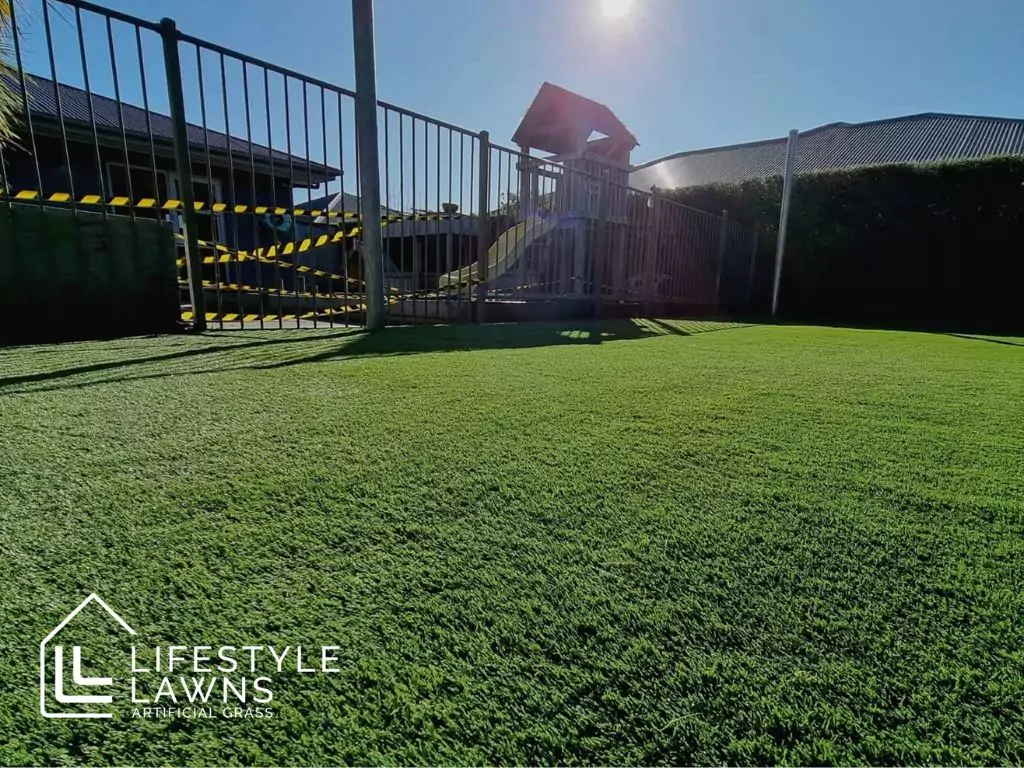 fake grass installation